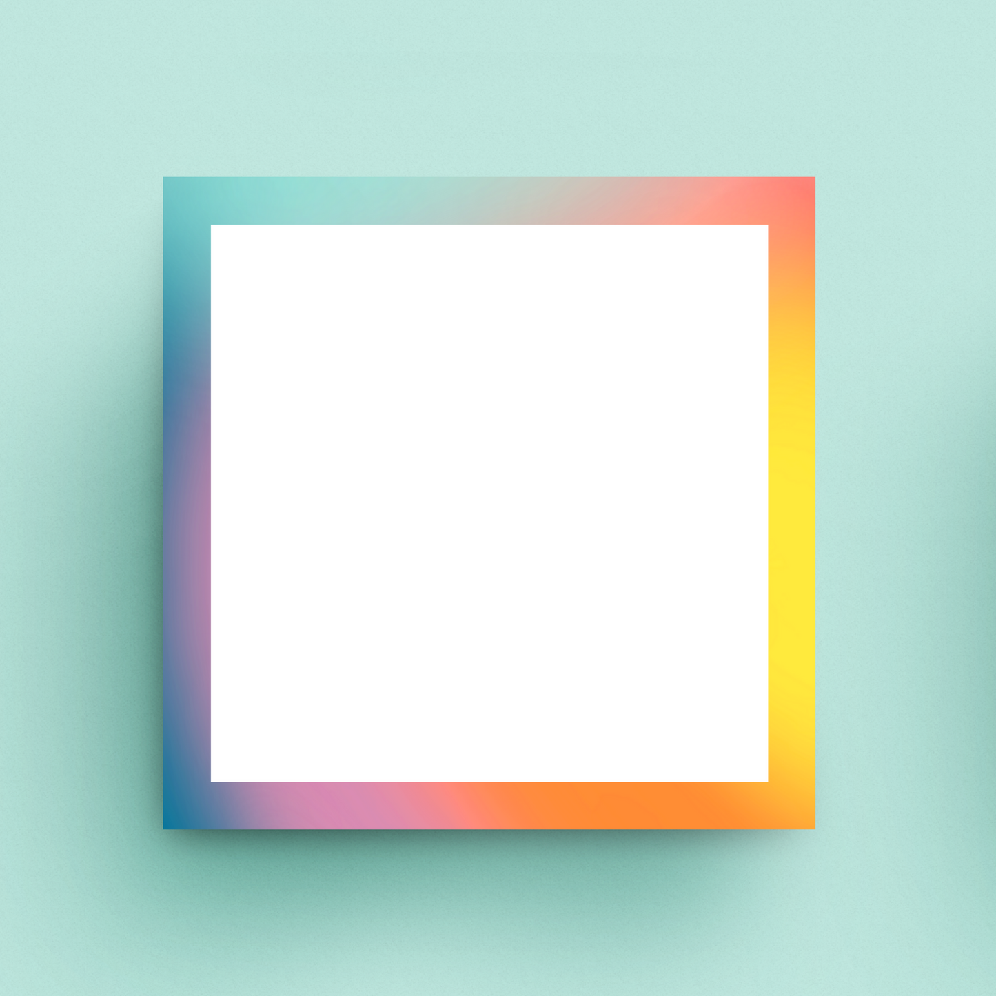 Watercolor Glow Rainbow Sticky Notes