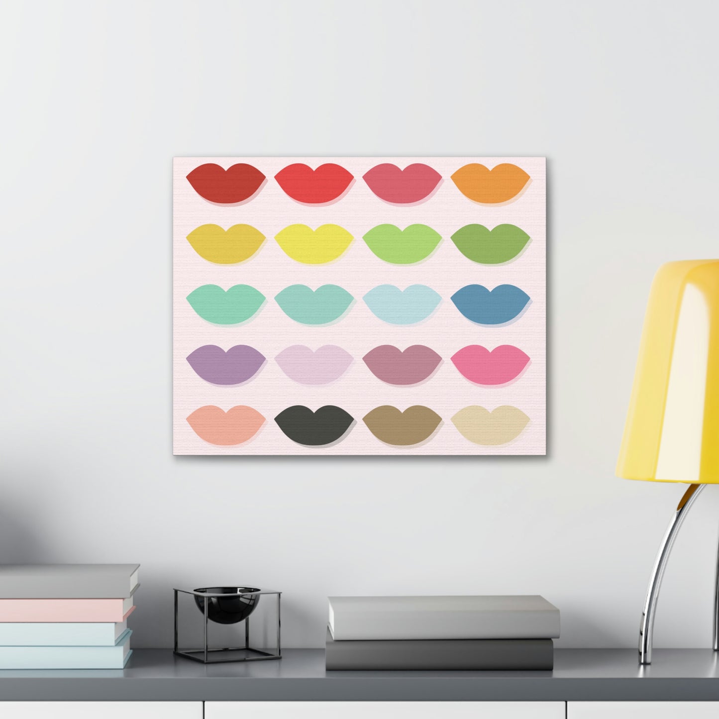 Lips Canvas Print (20 x 16 in)