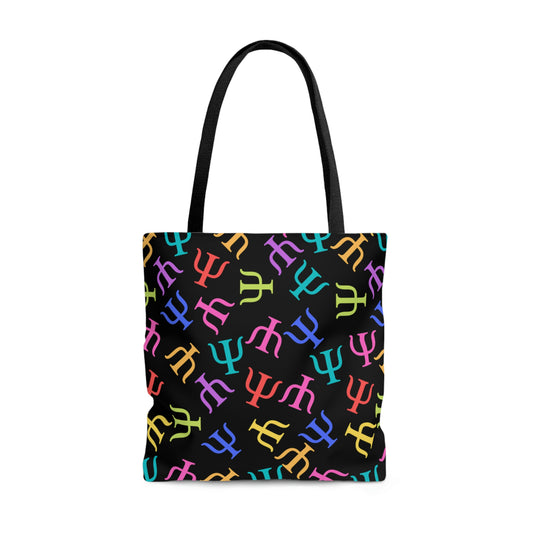 Rainbow Psych Symbol Tote