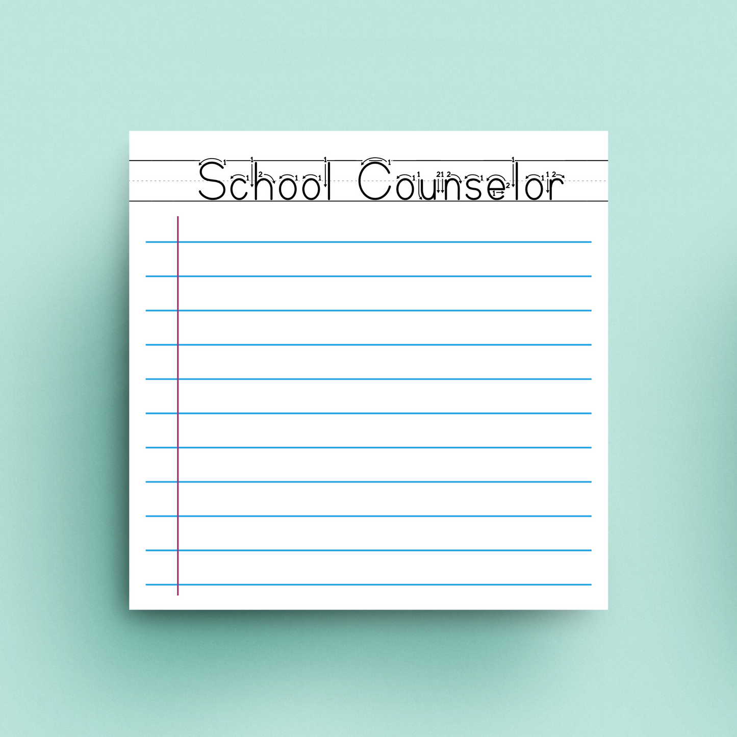 School Counselor School Days Sticky Notes