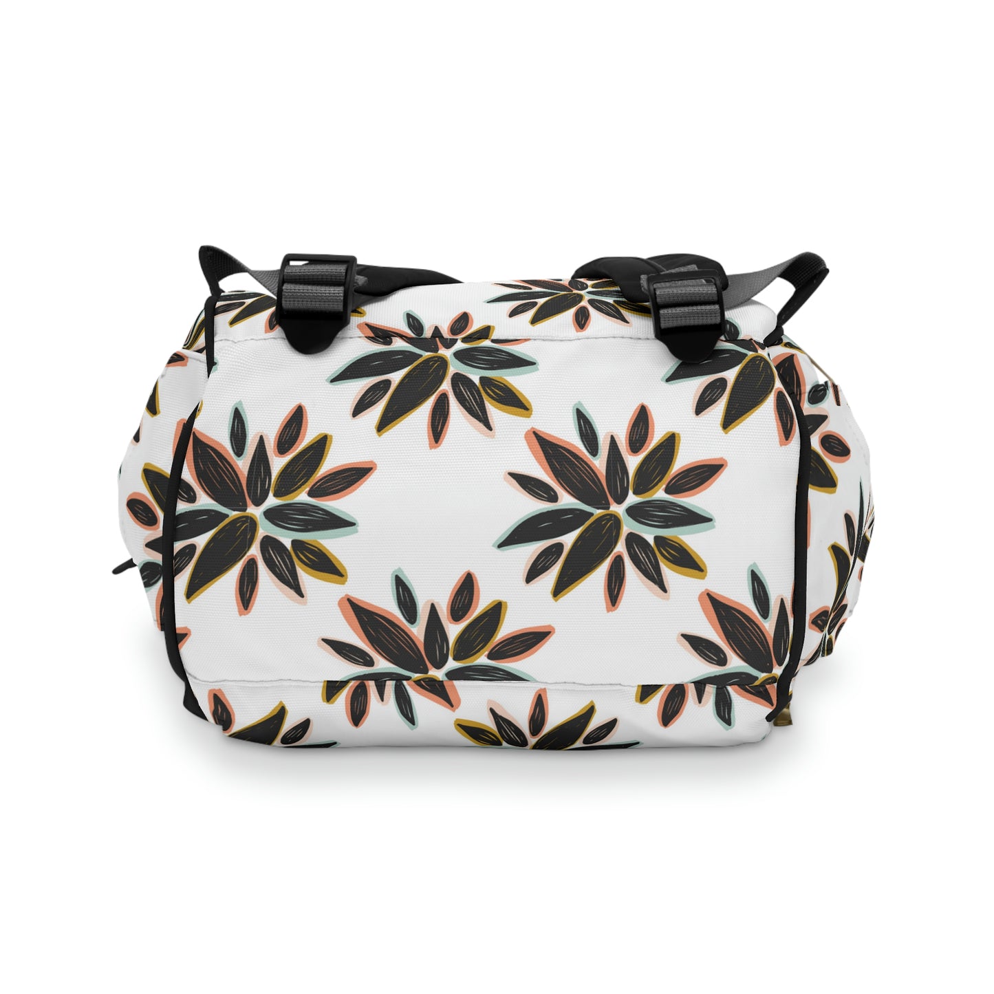 B + W Floral Backpack