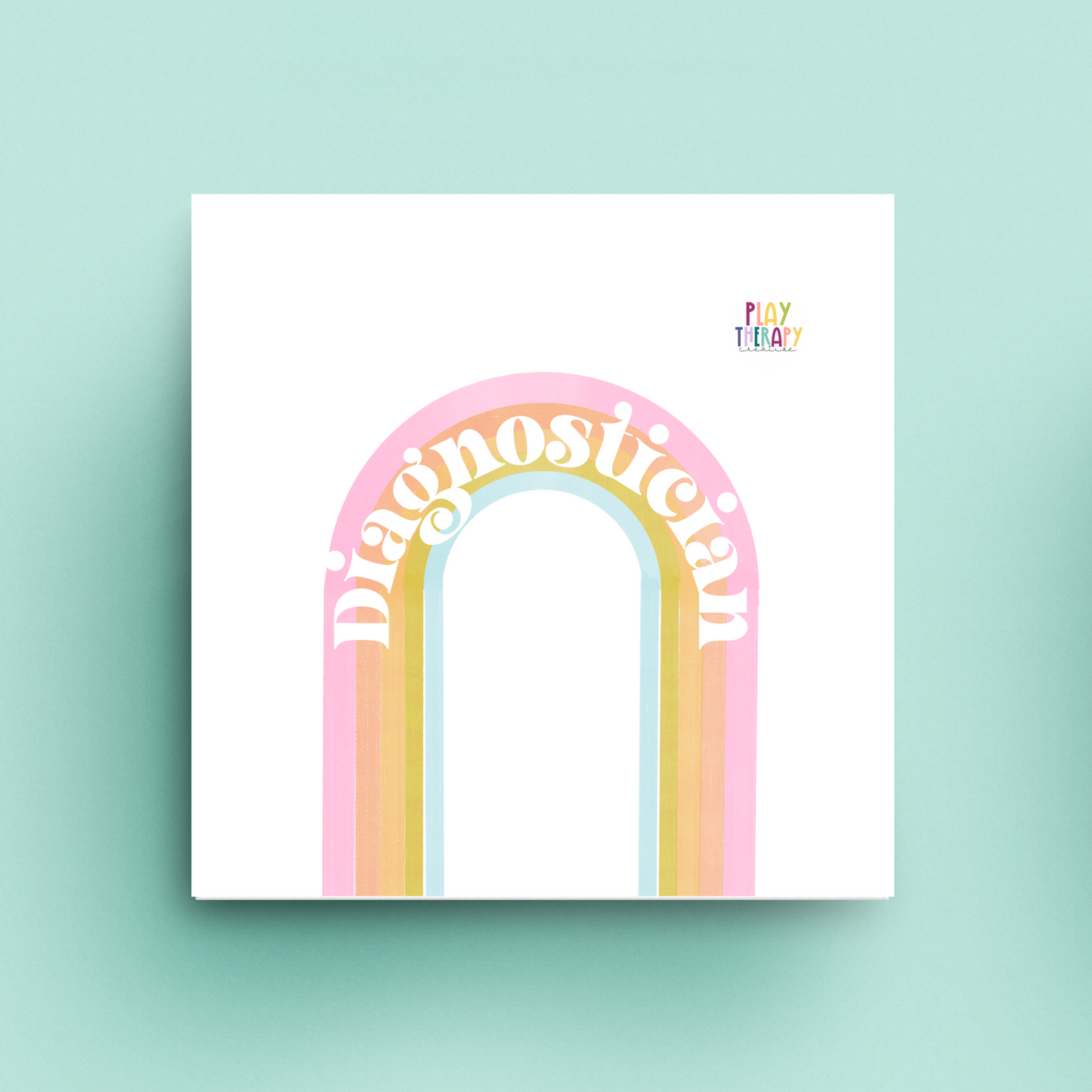 Diagnostician Bright Rainbow Sticky Notes