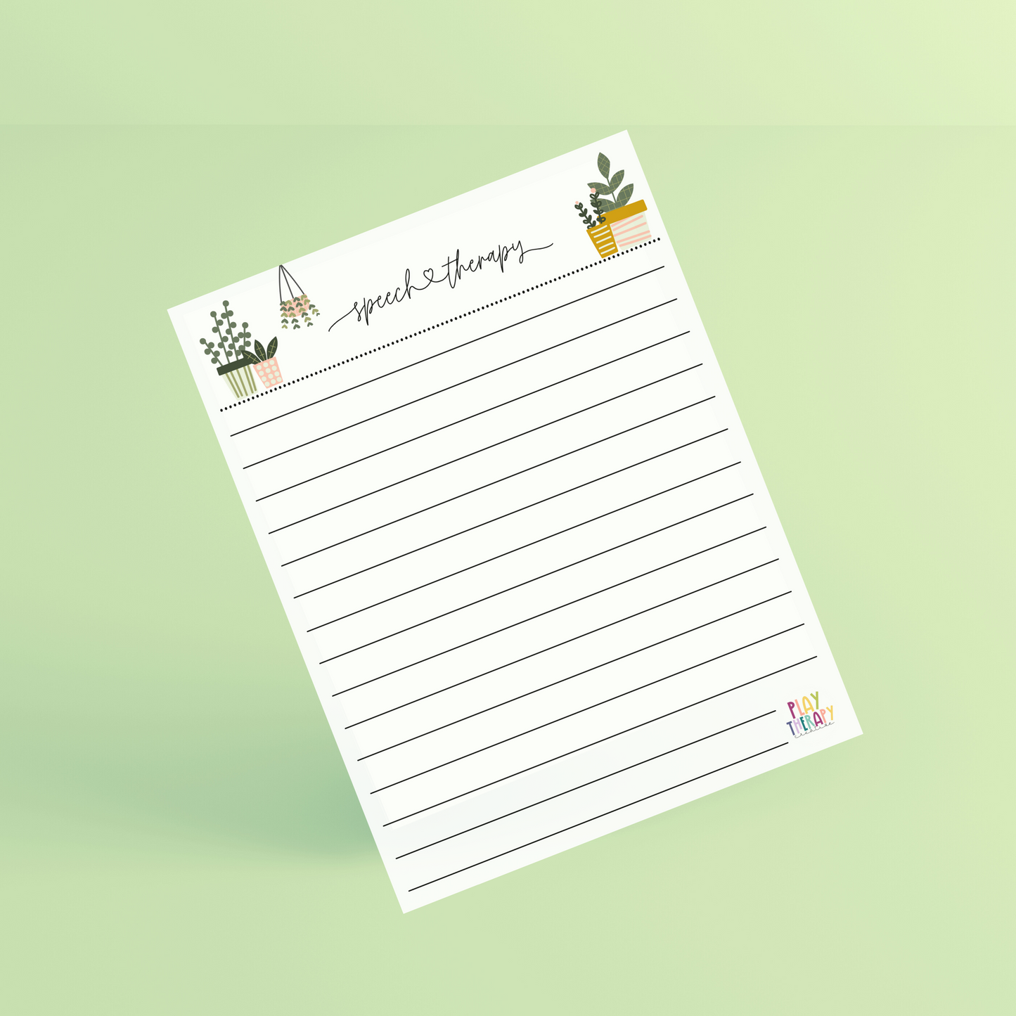 SLP Plant Lover Notepad