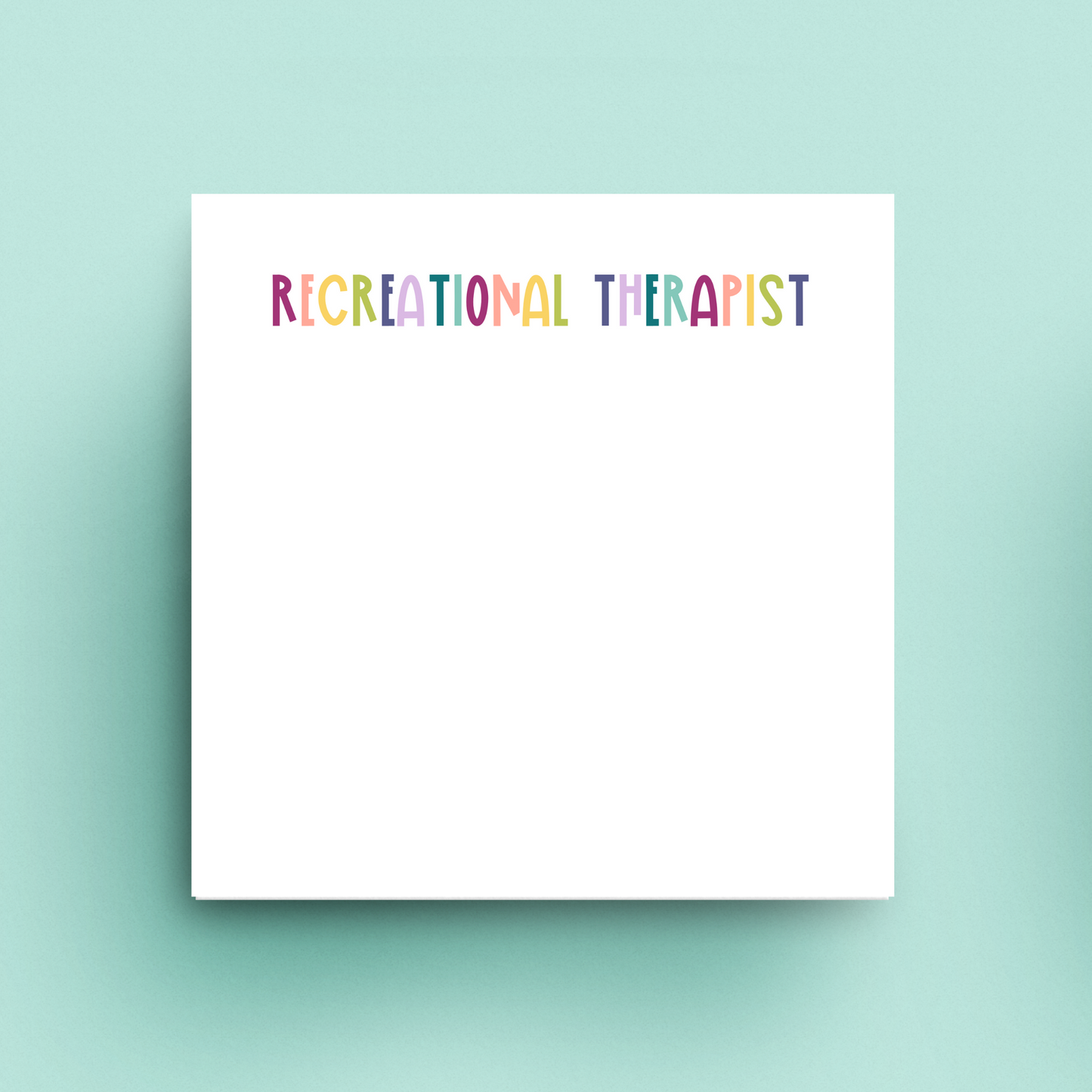 Recreational Therapist Sticky Notes