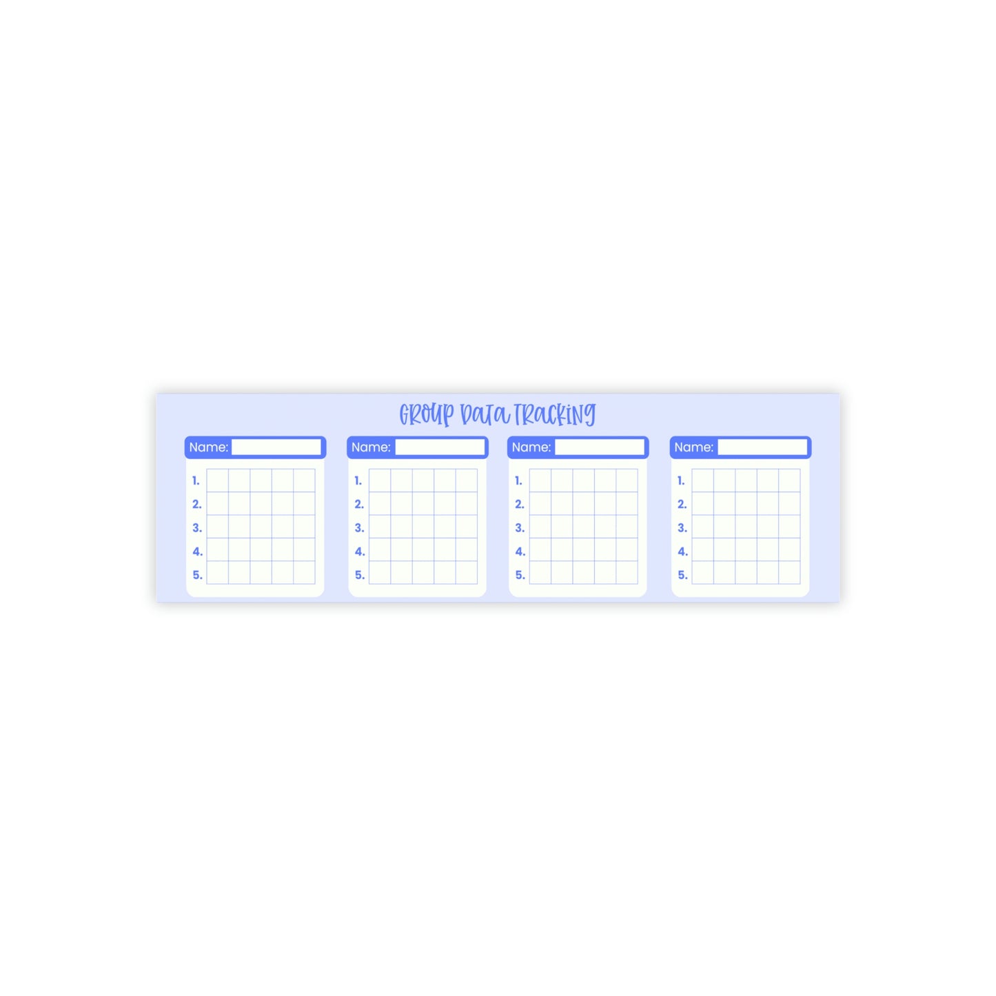 Azul Group Data Tracker Sticky Notes