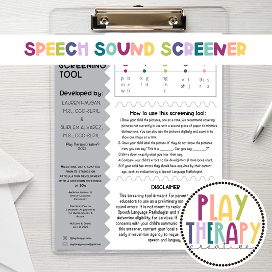 Speech Sound Screener