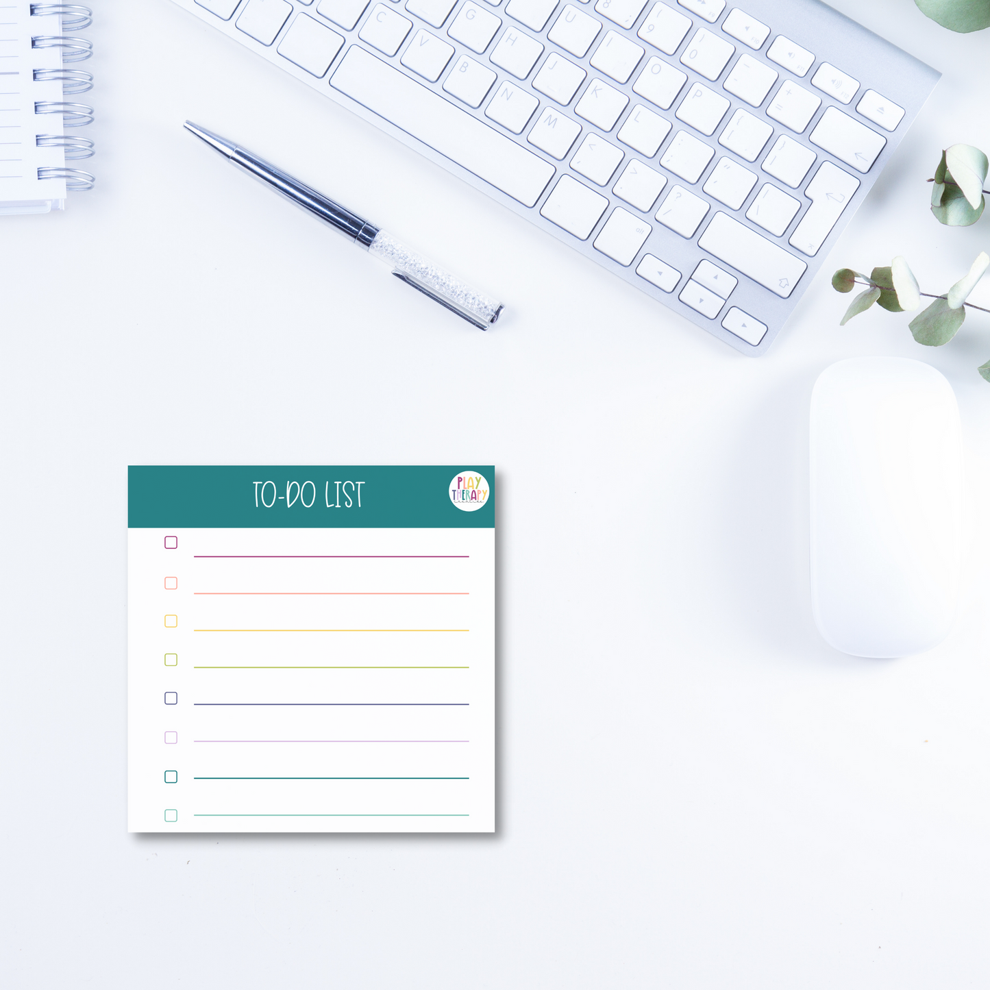 Teal To-Do List Sticky Notes