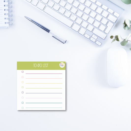 Green To-Do List Sticky Notes
