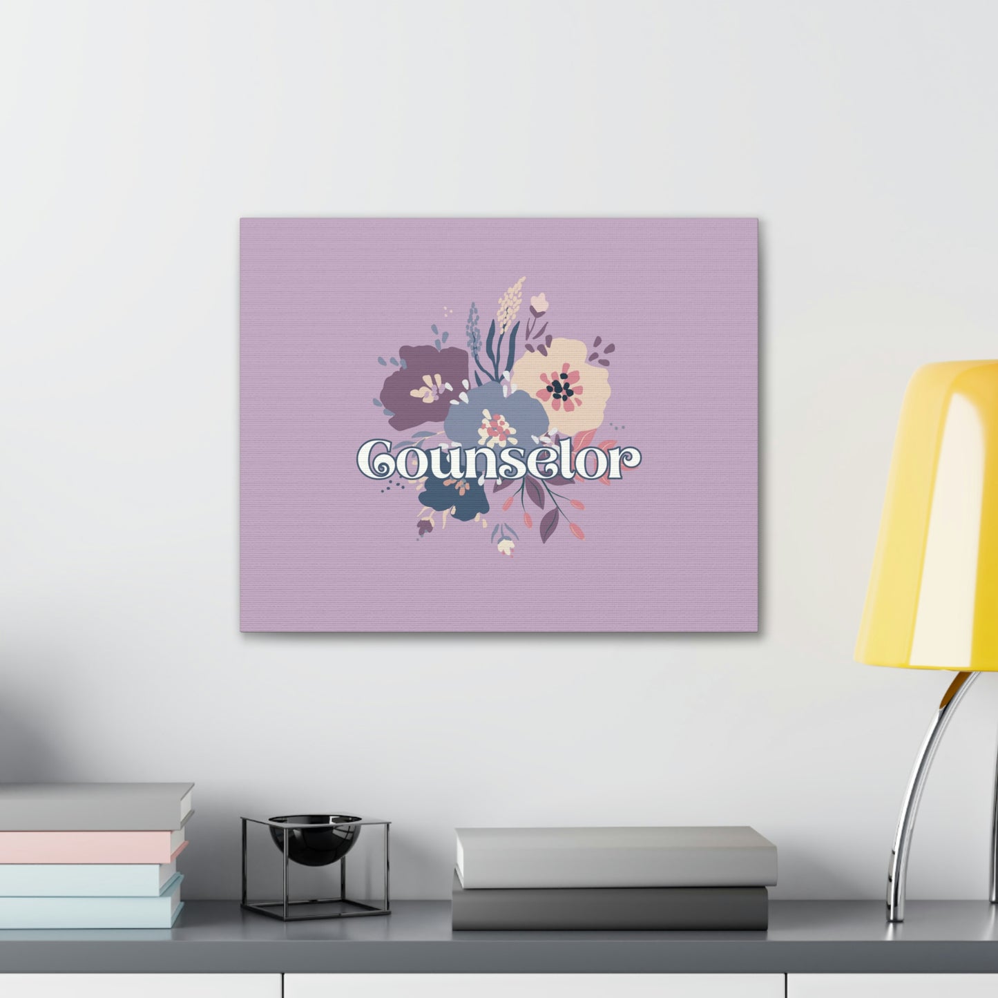 Floral Counselor Canvas Print (20 x 16 in)