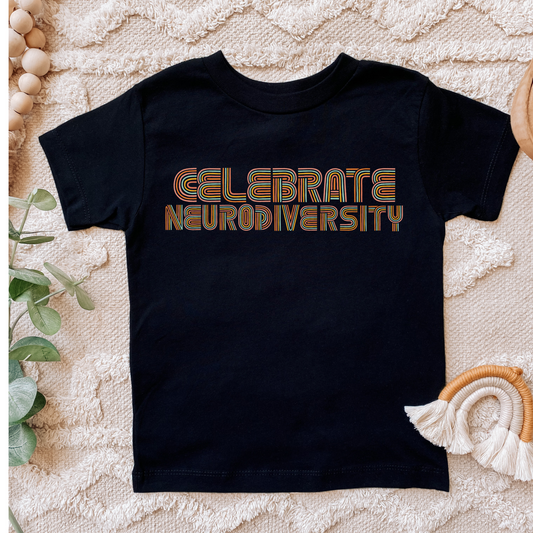 Celebrate Neurodiversity Kids Tee
