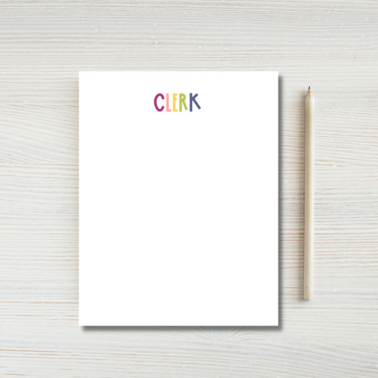 Clerk Notepad