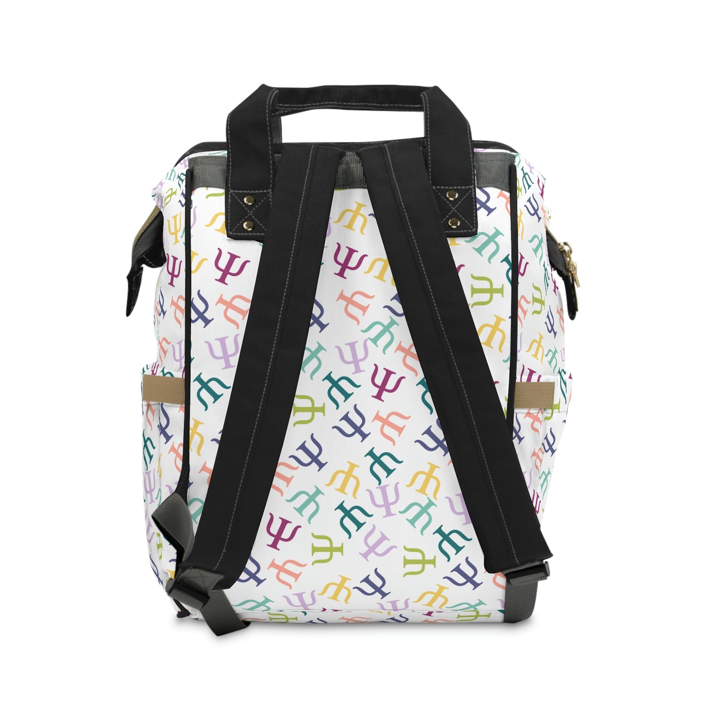 Muted Rainbow Psych Symbol Backpack