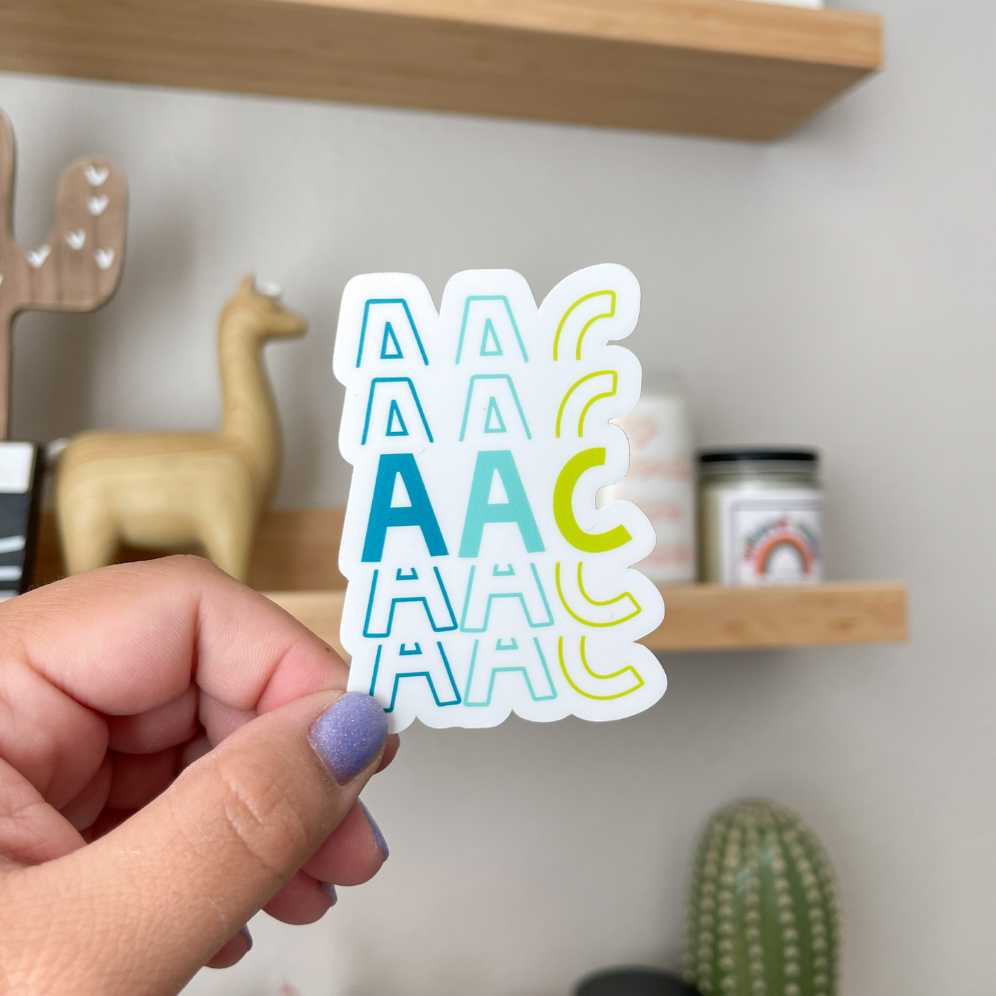 AAC Echo Sticker