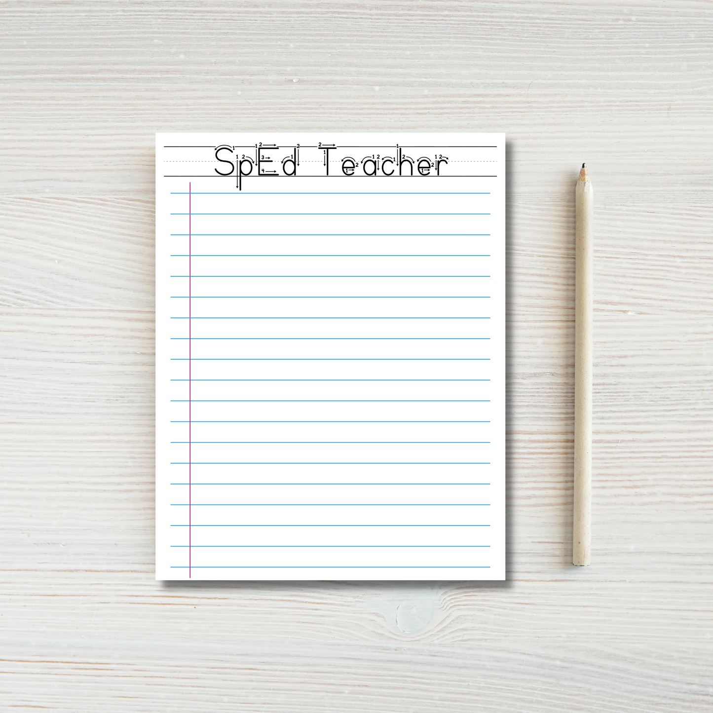 SpEd Teacher School Days Notepad
