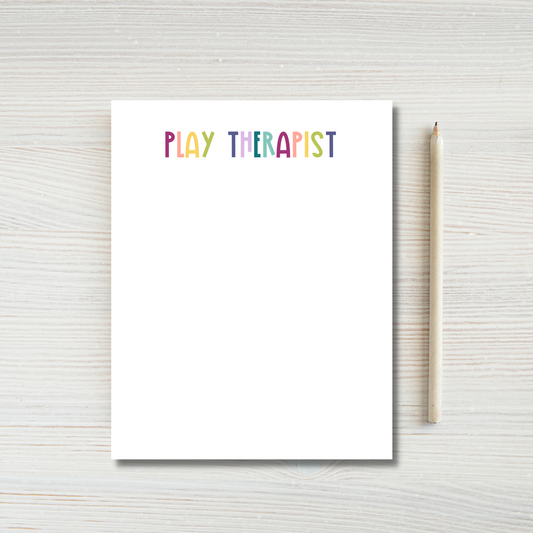 Play Therapist Notepad