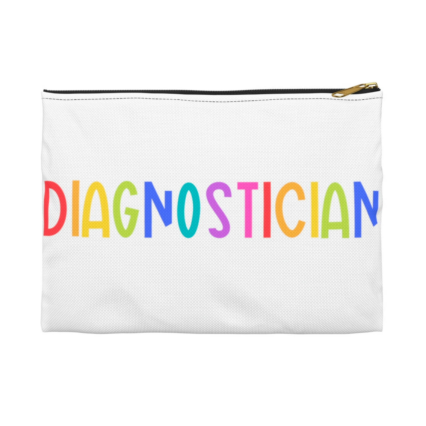 Custom Bright Rainbow Pencil Pouch