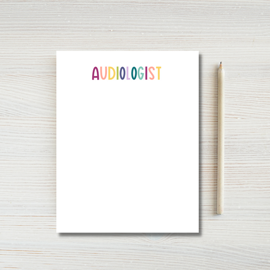 Audiologist Notepad