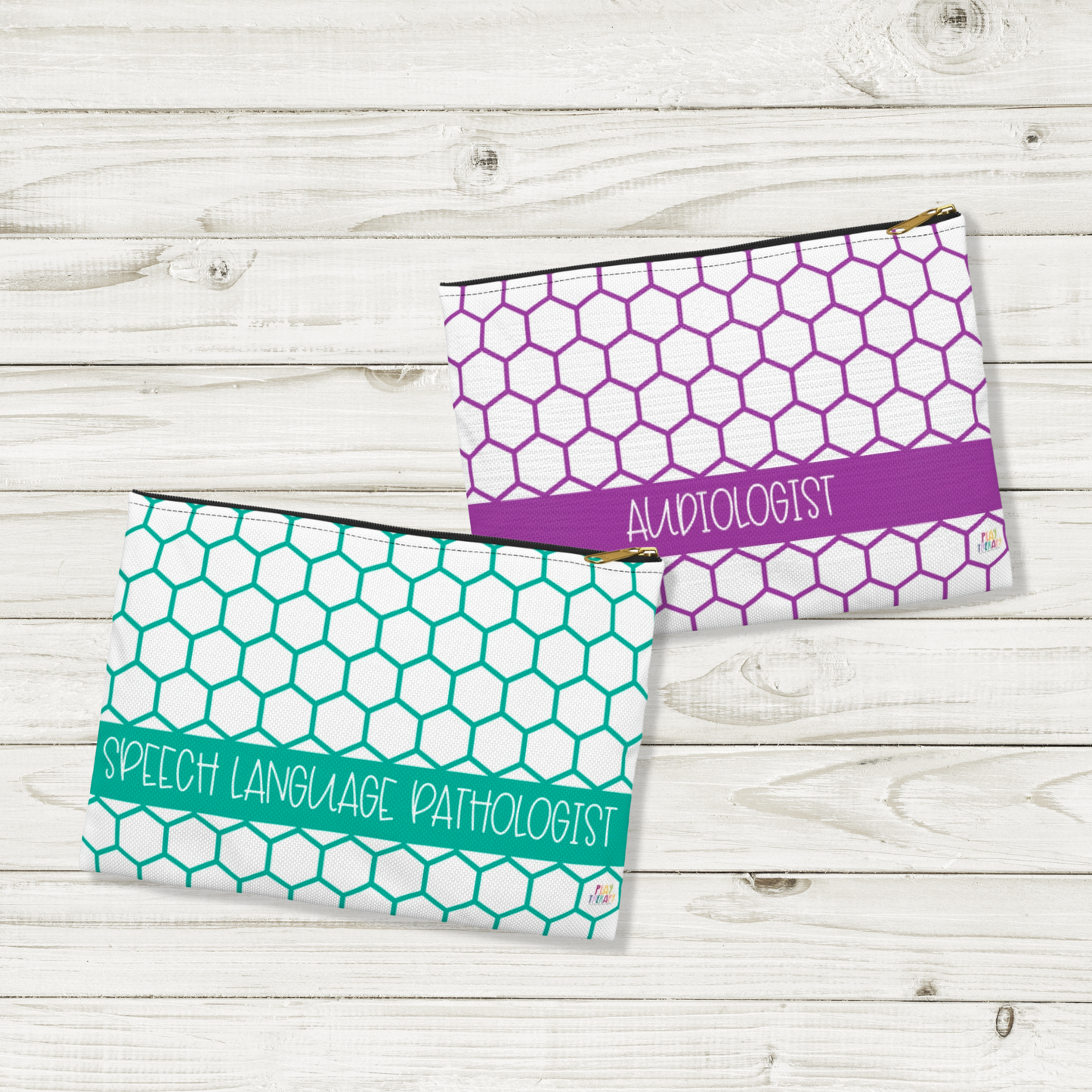 Customizable Honeycomb Pencil Pouch