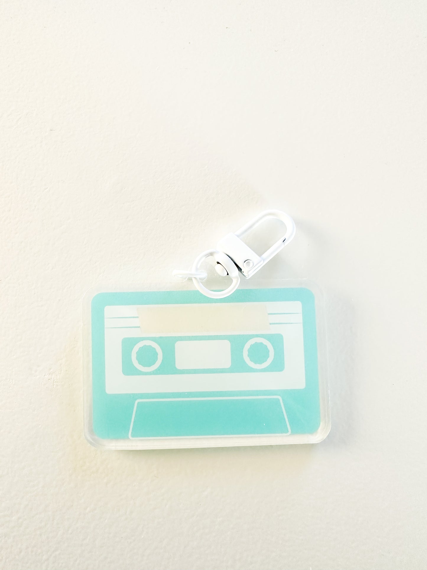 Mint Mini Cassette Keychain