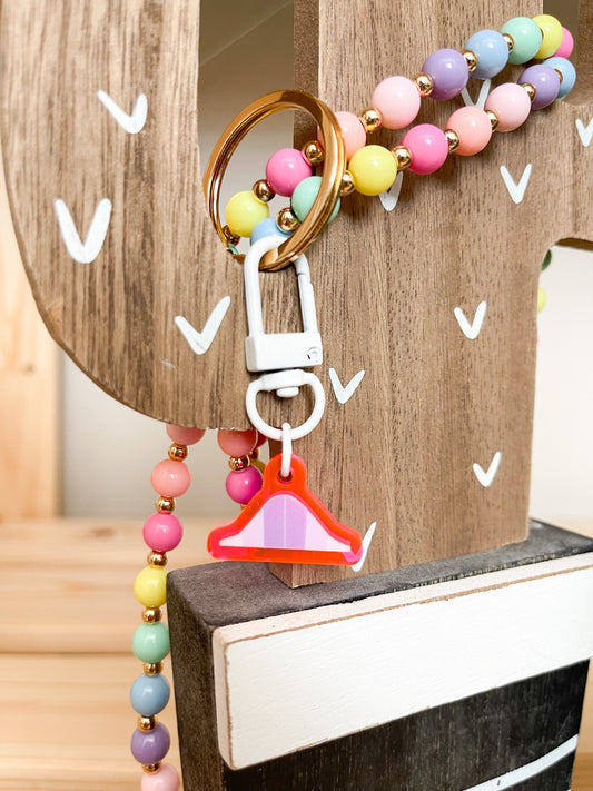Bell Curve Badge Charm