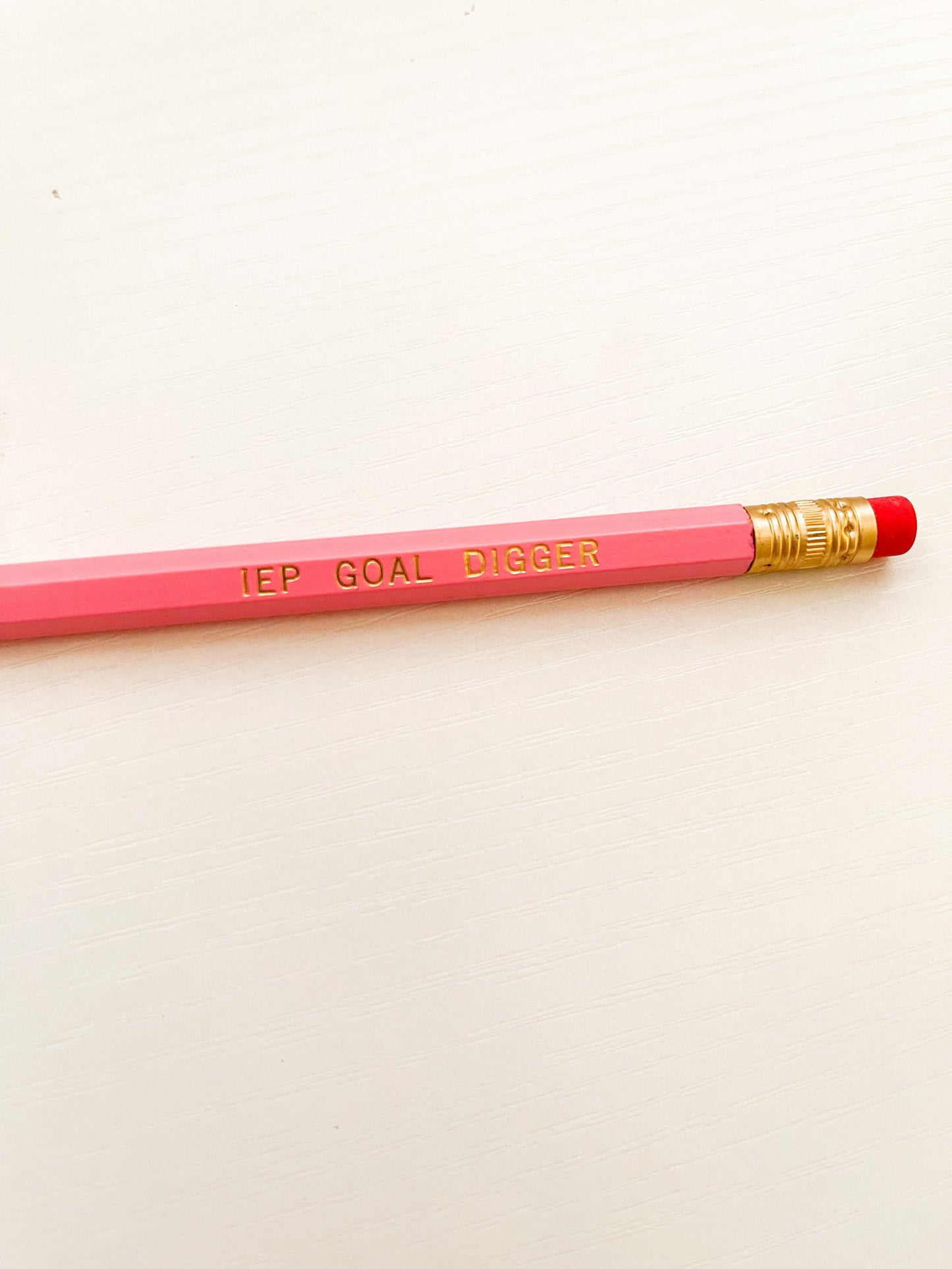 IEP Goal Digger Pencil (Pink)