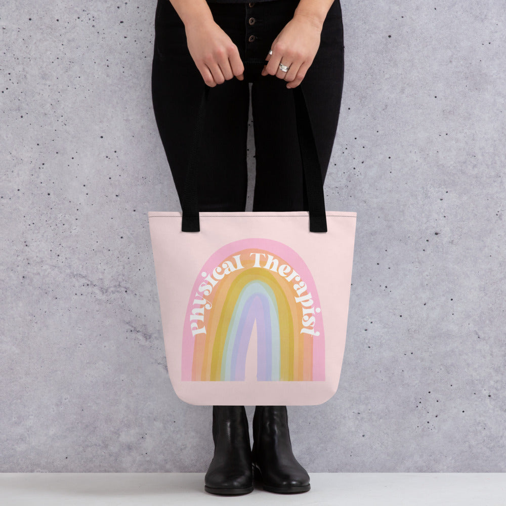 Bright Rainbow Physical Therapist Tote
