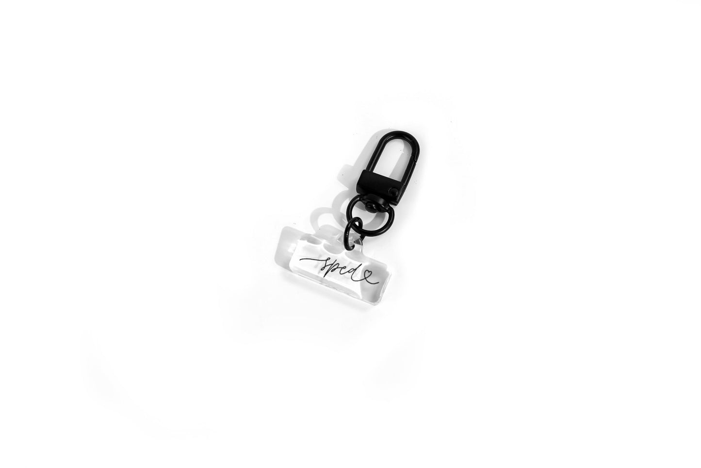 SpEd Love Script Badge Charm