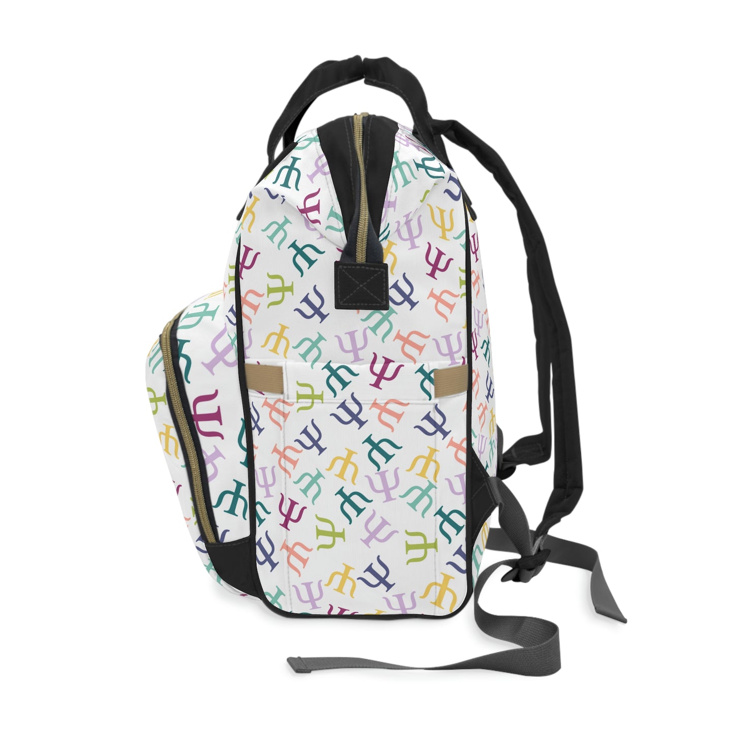 Muted Rainbow Psych Symbol Backpack