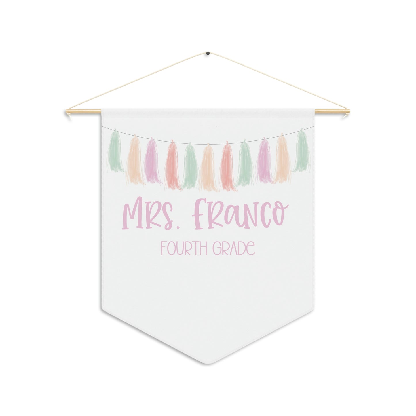 Custom Tassel Pennant (18 x 21 in)