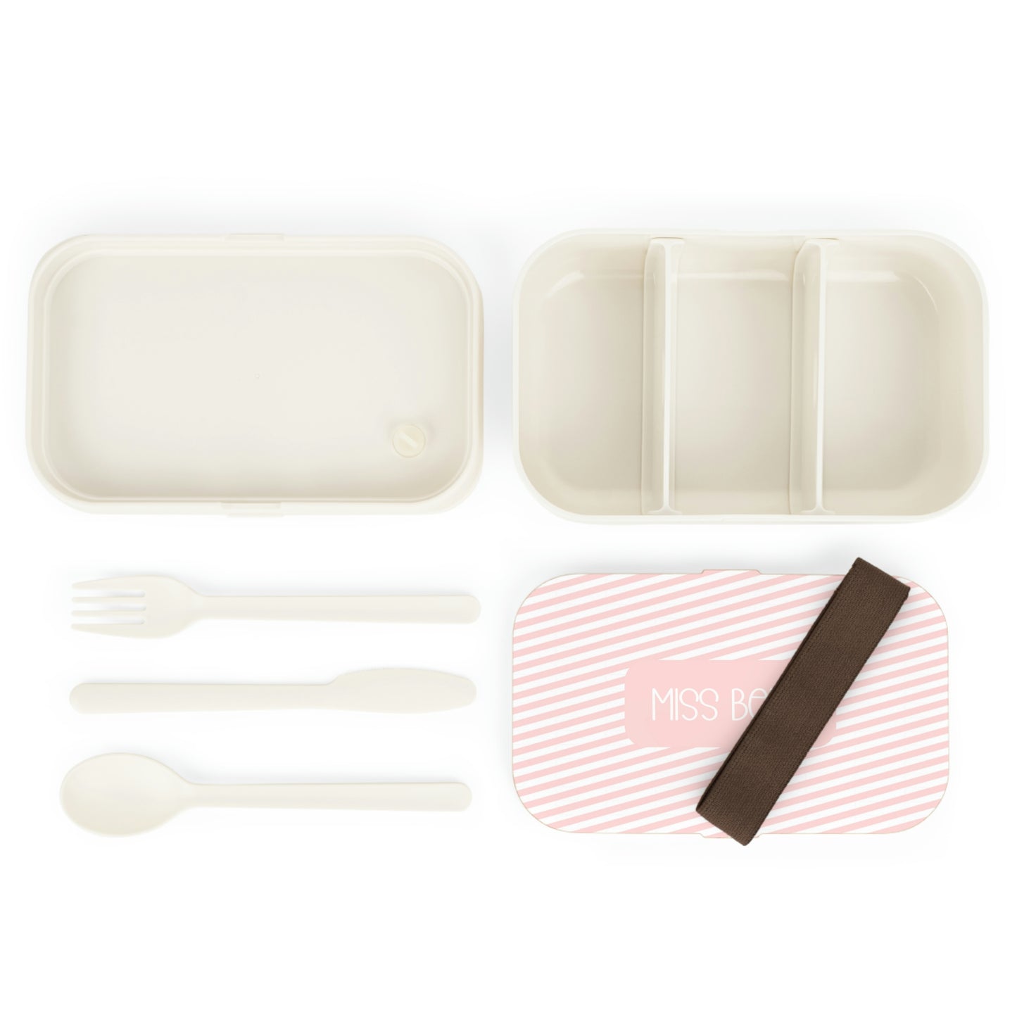 Custom Stripe Bento Lunch Box