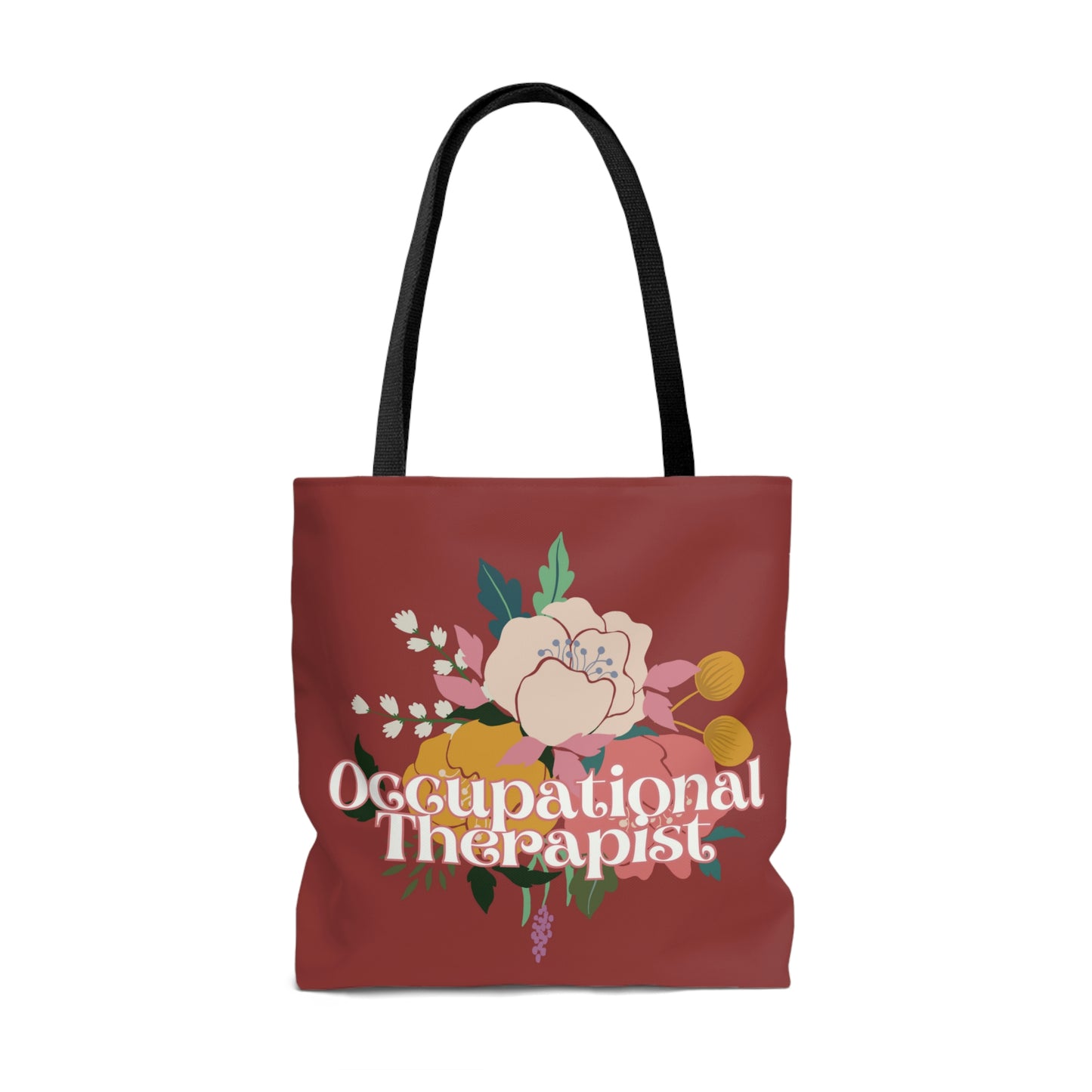 Occupational Therapist Floral Tote