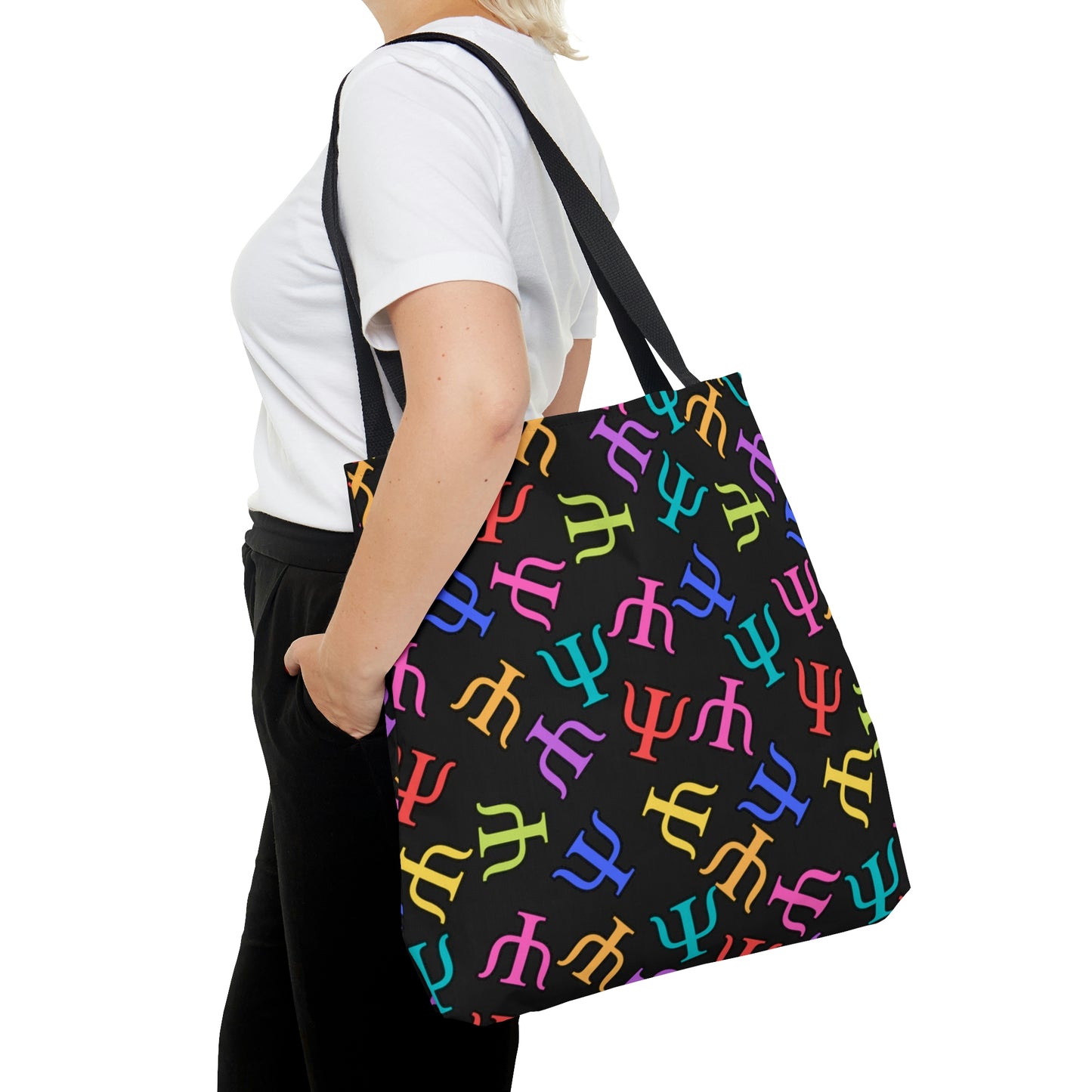 Rainbow Psych Symbol Tote