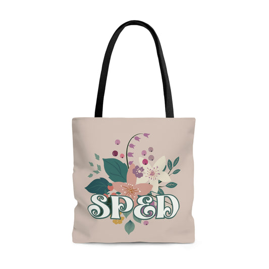 SpEd Floral Tote