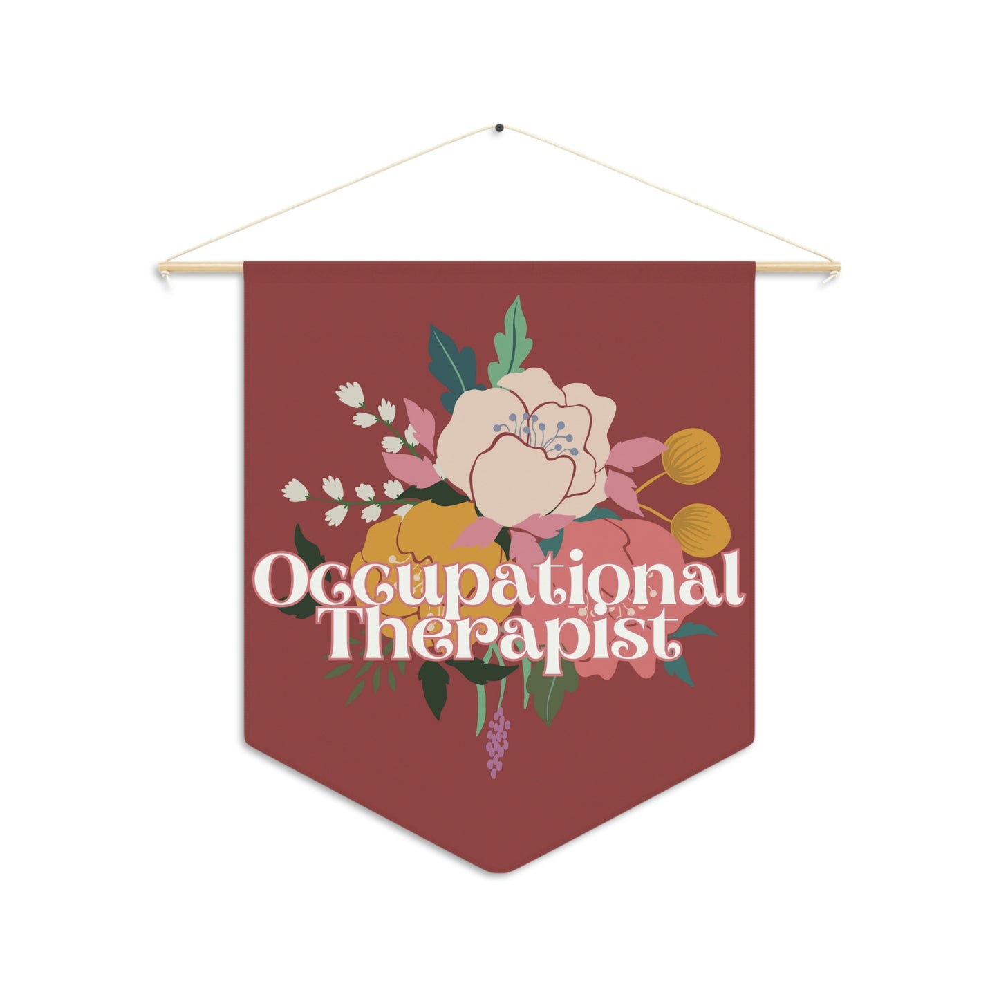 Floral OT Pennant (18 x 21 in)
