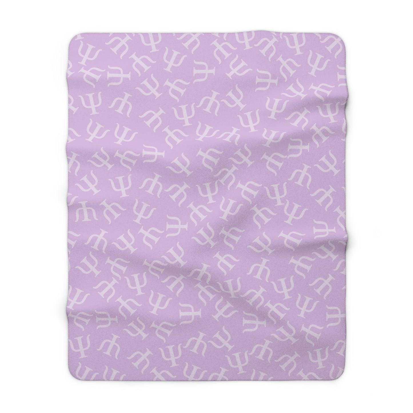 Lavender Psych Symbol Sherpa Blanket