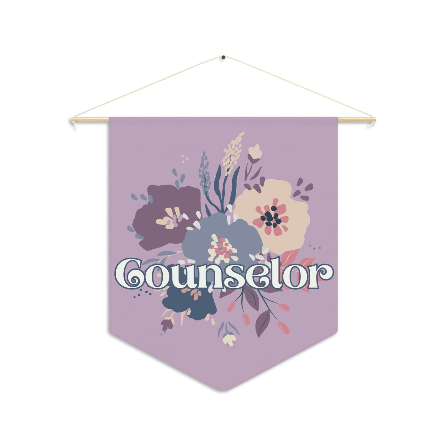 Floral Counselor Pennant (18 x 21 in)