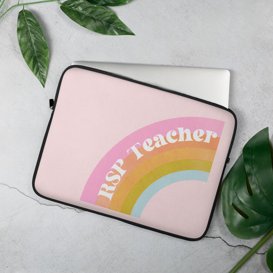 Bright Rainbow RSP Teacher Laptop Sleeve