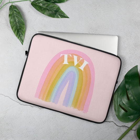 Bright Rainbow TVI Laptop Sleeve