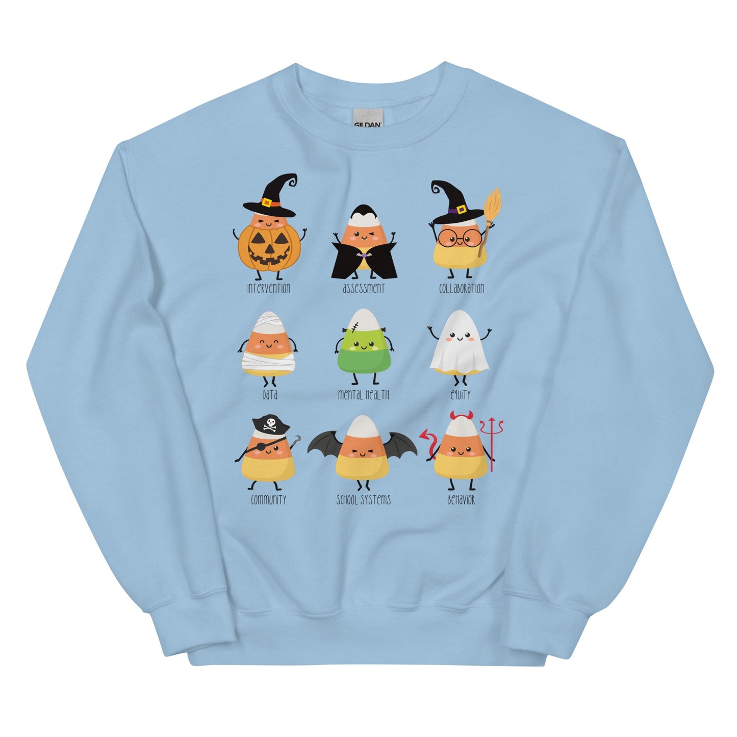 School Psychologist Candy Corn Scope of Practice Pullover