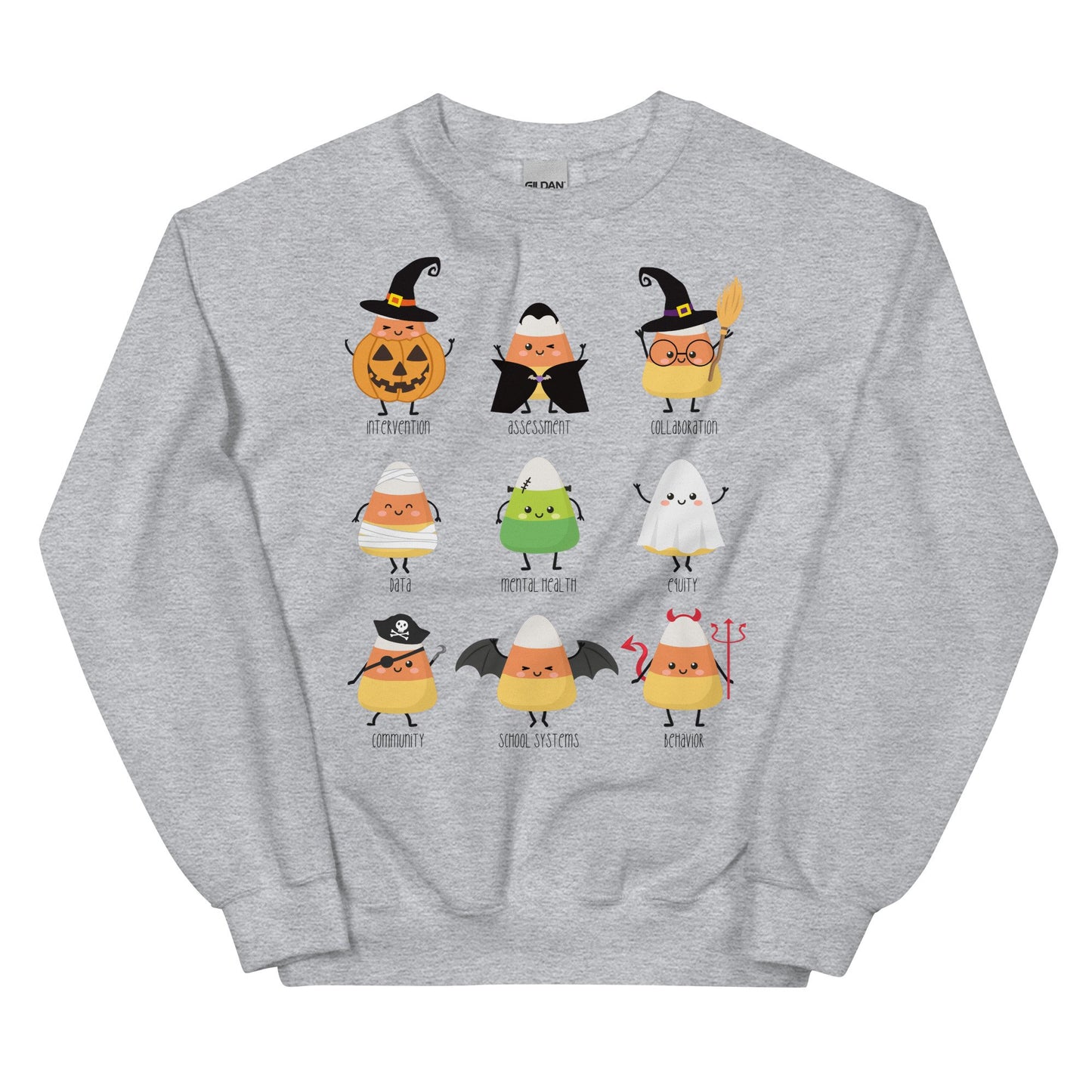 School Psychologist Candy Corn Scope of Practice Pullover