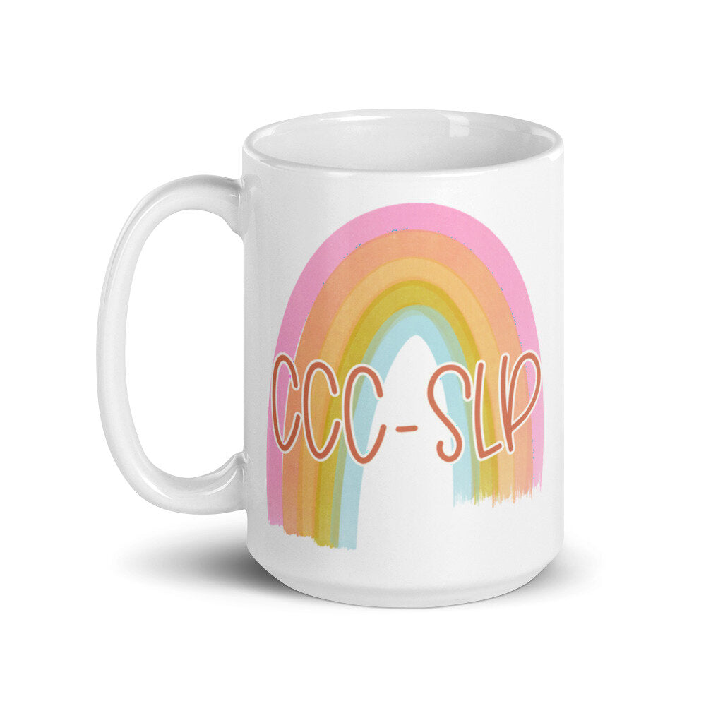 CCC-SLP Rainbow Mug