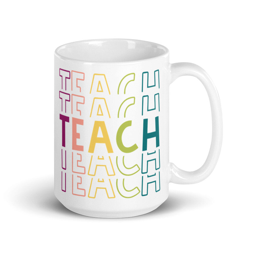 Teach Rainbow Mug