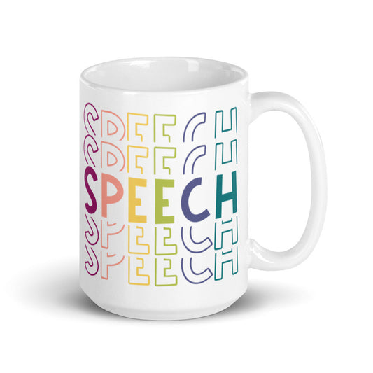Rainbow Speech Mug
