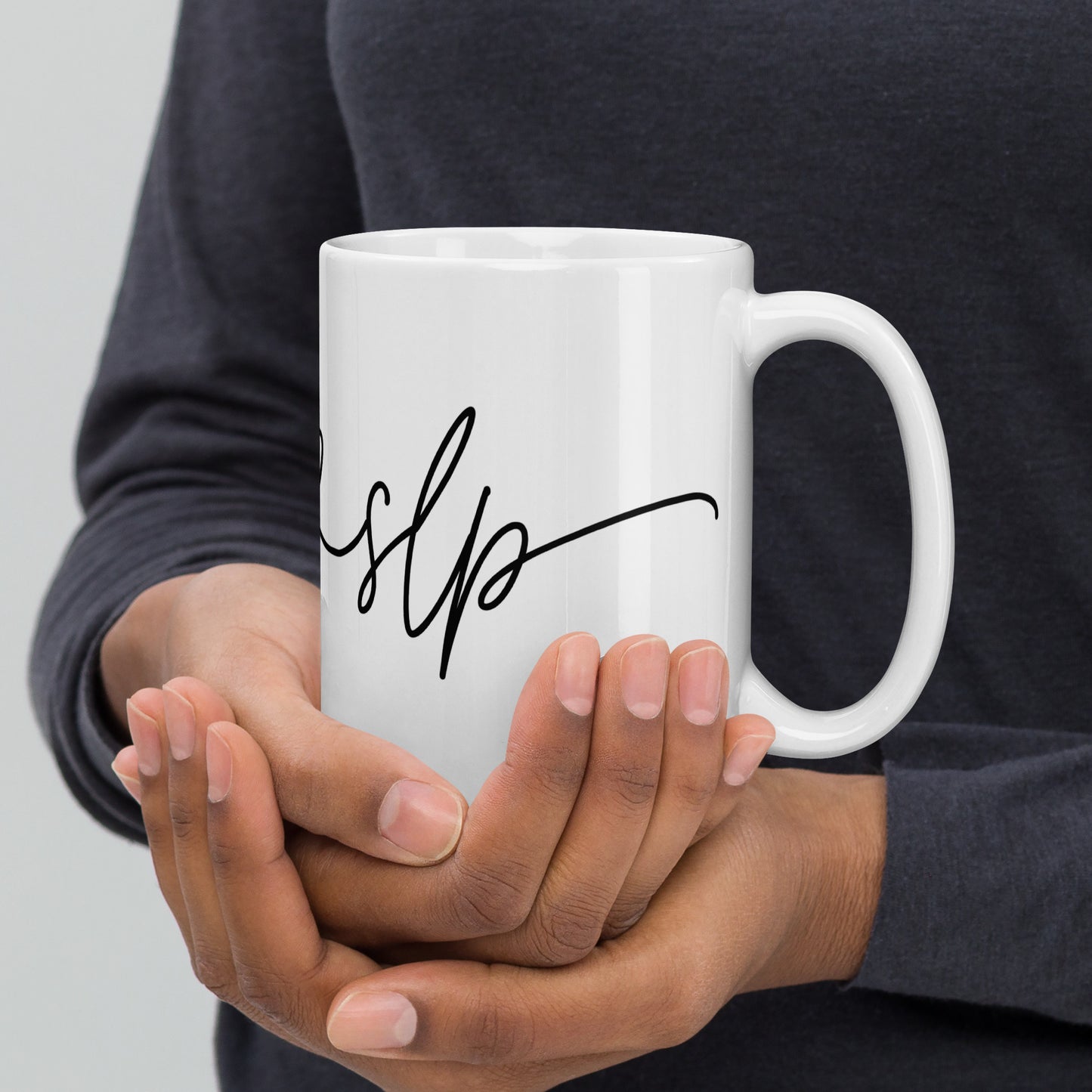 Custom Script Love Mug, 15oz