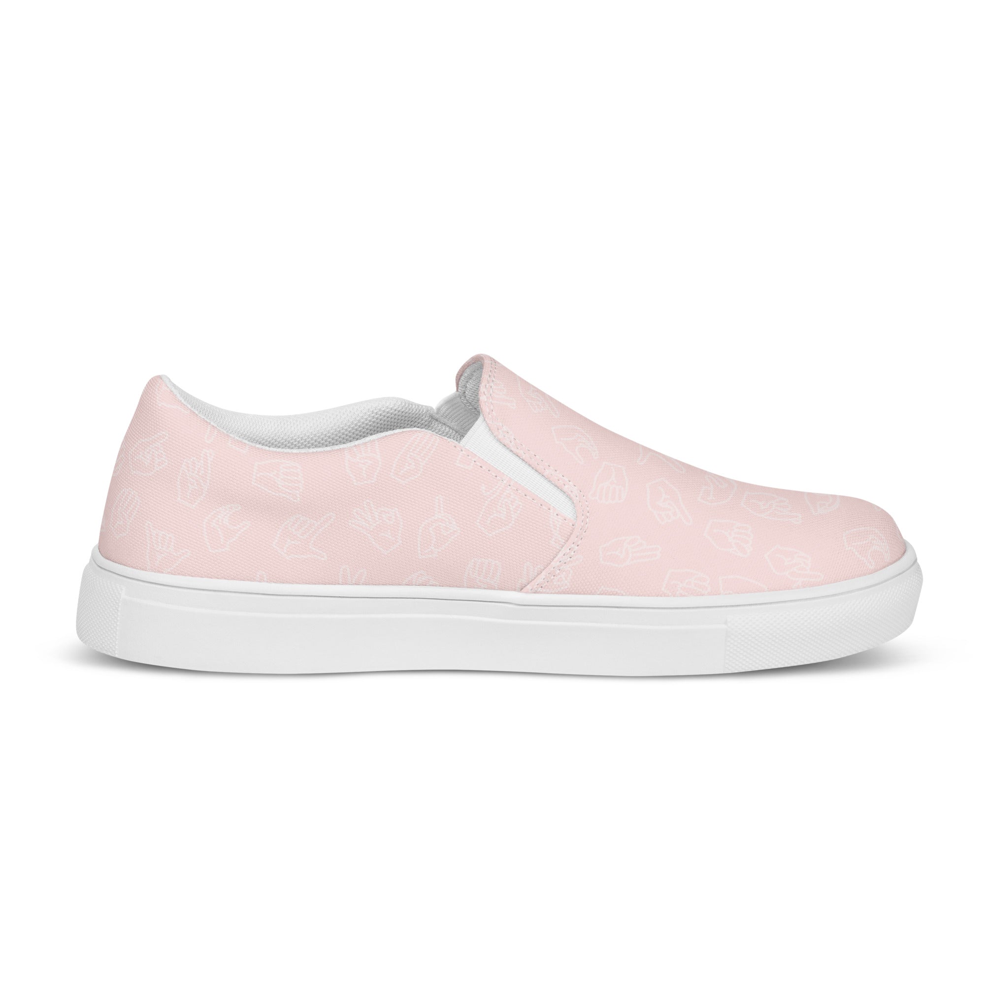 Pink canvas pumps best sale