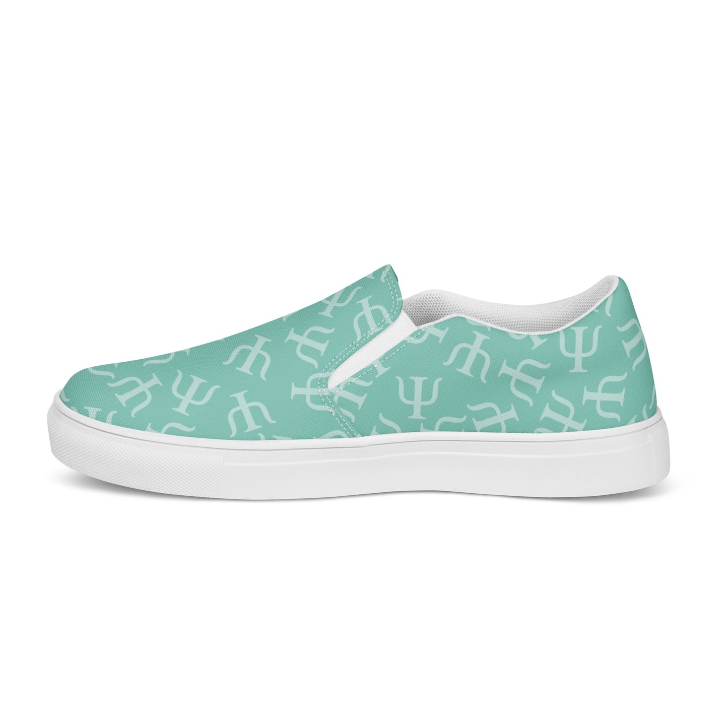 Mint Psych Symbol Slip-on Canvas Shoes (Women's Sizes)